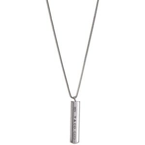 Tiffany & co silver 1837 bar pendent neckl…